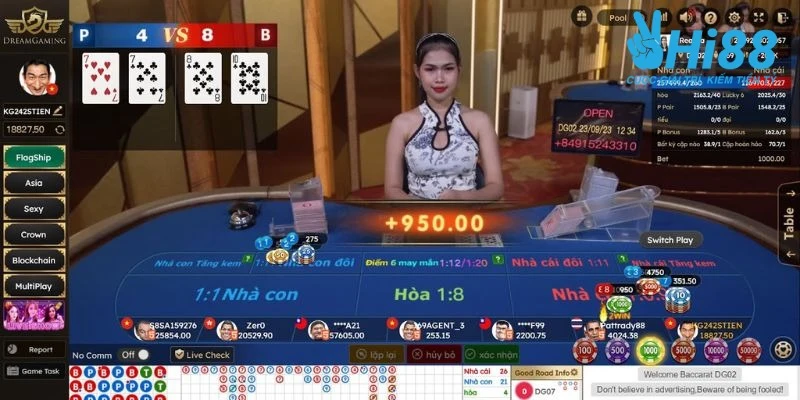 Công thức đánh baccarat theo phương pháp cấp tiến