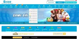 Game bài mậu binh online tại Hi88 với đa dạng sảnh game cung cấp